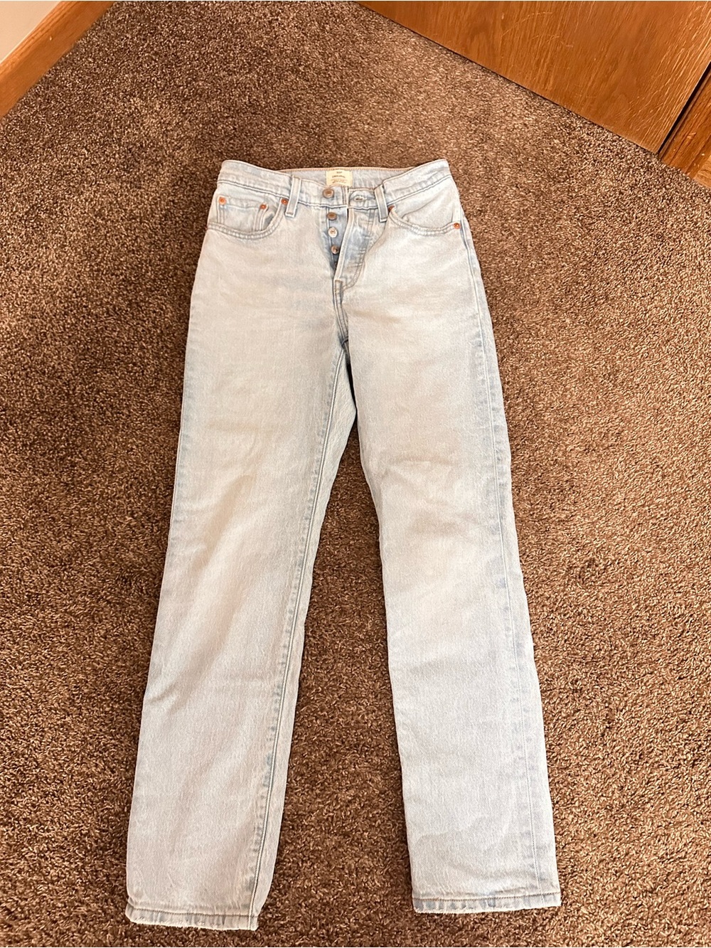 Levi's Light Blue Straight Leg Women's Jeans